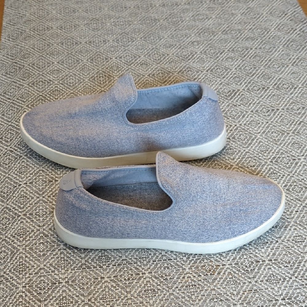 Allbirds Light Gray Wool Lounger Casual Slip-Ons - Picture 2 of 12